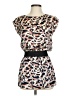 XXI 100% Polyester Animal Print Black Pink Cocktail Dress Size S - photo 1