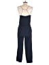 J.Crew 100% Silk Solid Blue Jumpsuit Size 00 - photo 2
