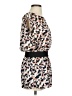 XXI 100% Polyester Animal Print Black Pink Cocktail Dress Size S - photo 4