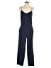 J.Crew 100% Silk Solid Blue Jumpsuit Size 00 - photo 1