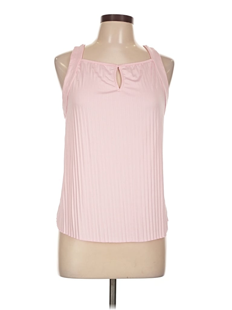 Pre-owned K-swiss Tank Top Pink Halter Neckline Tops