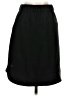 Unbranded 100% Polyester Solid Black Casual Skirt Size S (estimated) - photo 2