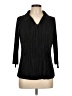 Late August Black 3/4 Sleeve Blouse Size L - photo 1