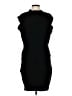 Versona Solid Black Cocktail Dress Size L - photo 1