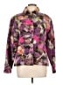 Chico's Print Purple Jacket Size Lg (2) - photo 1