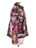 Chico's Print Purple Jacket Size Lg (2) - photo 4