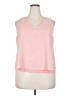 Bar III 100% Polyester Pink Sleeveless Top Size XXL - photo 1