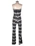 Marianne Chevron-herringbone Silver Jumpsuit Size M - photo 2
