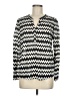 H&M 100% Polyester Chevron-herringbone Ivory Cardigan Size M - photo 1