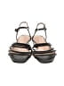 Halston Black Sandals Size 6 1/2 - photo 2