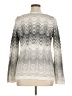 Cj Banks Chevron-herringbone Silver Pullover Sweater Size 1X - photo 2