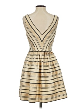 j crew gold stripe dress FIREWORKS V NECK SHORT SLEEVE SEQUIN MIDI DRESS