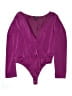 Express Outlet Purple Bodysuit Size L - photo 1