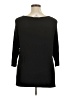 Avenue Black 3/4 Sleeve Blouse Size 14 - 16 Plus - photo 2