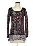 Maurices Black Blue Long Sleeve Blouse Size S - photo 1
