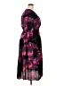 Victor Alfaro 100% Polyester Floral Black Cocktail Dress Size XXL - photo 4