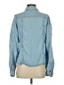 Aqua 100% Tencel Blue Long Sleeve Button-Down Shirt Size XS - photo 2