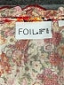 Foil 100% Viscose Floral Red Long Sleeve Blouse Size 10 - photo 7