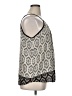 Sky Plus 100% Polyester Ivory Sleeveless Blouse Size 1X - photo 4