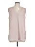 Emma & Olivia 100% Polyester Ivory Sleeveless Blouse Size L - photo 1