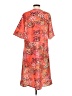 Unbranded 100% Polyester Print Orange Casual Dress Size S - photo 2