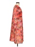 Unbranded 100% Polyester Print Orange Casual Dress Size S - photo 4