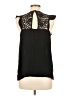 Ann Taylor LOFT 100% Polyester Black Sleeveless Blouse Size M - photo 2