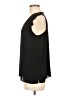 Ann Taylor LOFT 100% Polyester Black Sleeveless Blouse Size M - photo 5