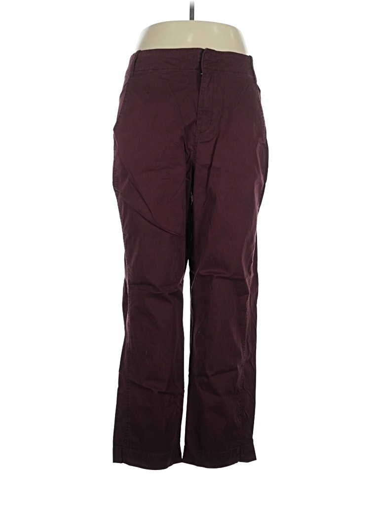 Pre-owned A New Day Casual Pants In Burgundy
