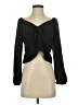 Assorted Brands 100% Polyester Black Long Sleeve Blouse Size S - photo 1