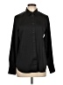 J.Crew 100% Polyester Black Long Sleeve Blouse Size 10 - photo 1