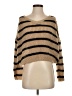 Shein 100% Polyester Stripes Tan Pullover Sweater Size 4 - photo 1