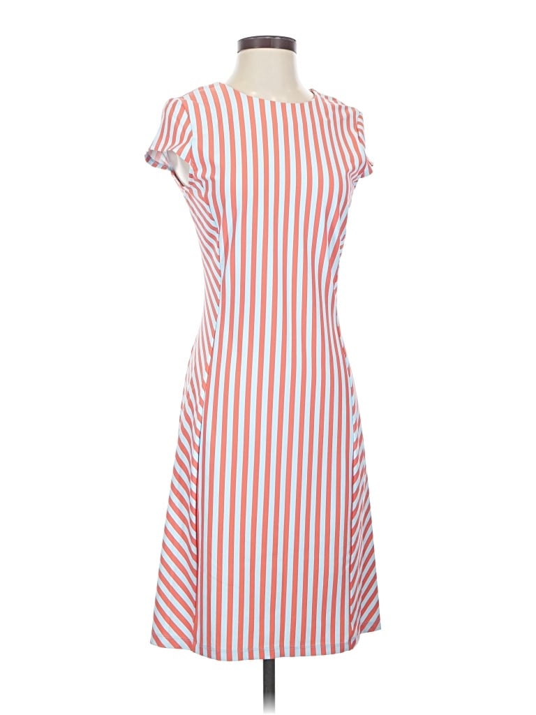 Pre-owned J. Mclaughlin Casual Dress In White