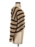 Shein 100% Polyester Stripes Tan Pullover Sweater Size 4 - photo 4