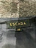 Escada 100% Virgin Wool Solid Black Wool Skirt Size EU 36 / US 6 - photo 4