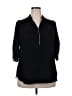 Libian Black 3/4 Sleeve Blouse Size 2X - photo 1