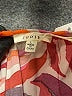 Jodifl 100% Polyester Pink Red Short Sleeve Blouse Size L - photo 6