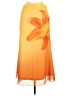 Shein Tropical Orange Formal Skirt Size 6 - photo 1