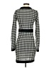 Shein Houndstooth Black Casual Dress Size 4 - photo 2