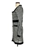 Shein Houndstooth Black Casual Dress Size 4 - photo 5