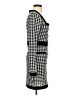 Shein Houndstooth Black Casual Dress Size 4 - photo 4