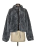 Elevenses 100% Polyester Gray Faux Fur Jacket Size S - photo 1