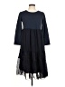 Baci Blue Casual Dress Size M - photo 1