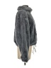 Elevenses 100% Polyester Gray Faux Fur Jacket Size S - photo 4