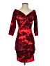 Muse Red Cocktail Dress Size 2 - photo 1