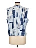 Graver Studio 100% Polyester Blue Sleeveless Blouse Size L - photo 2