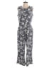 MICHAEL Michael Kors Graphic Gray Jumpsuit Size L - photo 1