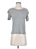 Topshop Gray Short Sleeve Top Size 4 - photo 1