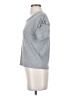 Topshop Gray Short Sleeve Top Size 4 - photo 5