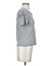 Topshop Gray Short Sleeve Top Size 4 - photo 4